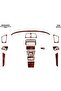 Meriç ®   Front Glove Box Trim Mahogany 14 Piece for Mercedes Clk Convertible 1999-2003