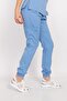 Baby Blue Lycra Jogger Pants