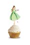 Meri Meri Princess Glittery Printed Party Toothpicks 10 Pcs - 2
