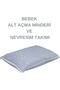 100% Cotton Blue Star Fabric Baby Diaper Cushion and Crib Bedding Set