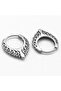 Tribal Patterned Drop Model Vintage Design 316l Steel Men's Earrings - 4