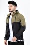 Style Combination Black Piece Hooded Seasonal Coat Pldp 2907 - 2