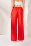 Women's Coral Belted Elastic Waist Palazzo Ayrobin Trousers PNT-19000200 - 5