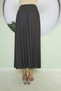 Plain Long Lined Pleated Skirt, Pleated Skirt, Summer Skirt, Crepe Skirt, Hijab Skirt, Long Skirt - 3