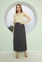 Plain Long Lined Pleated Skirt, Pleated Skirt, Summer Skirt, Crepe Skirt, Hijab Skirt, Long Skirt - 4