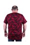 تي شيرت كبير الحجم برقبة دائرية Beach Palm 23150 Claret Red - 3