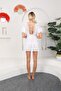 Voile Beach Dress Scalloped Fabric Tassel Detailed - 4