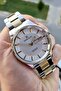 Yellow Silver Steel Cord 2 Years Warranty Men's Wrist Watch with Calendar - 6