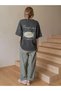 Fructification Baskılı Oversize T-shirt - 3