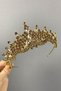 Honey Color Annaber Stone Henna and Bridal Crown – Special Design, Accessory, Quality Production, Eye-Catching Style - 8