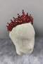 Red Annaber Stone Henna and Bridal Crown – Special Design, Accessory, Quality Production, Eye-Catching Style - 5