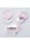 Set of 2 Rubber Buckles with Cute Rabbit Figure and Collet Buckle with Lollipop Candy Figure - 3