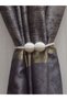 Magnetic Curtain Collector Accessory Cream