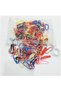 250 Pieces of Large and Thick Elastic Hair Rubber Buckles in a Transparent Bag - 2