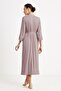 873 Maternity Dressing Gown - Powder Pink - 2
