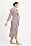 873 Maternity Dressing Gown - Powder Pink - 3