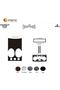 Meriç ®   Chevrolet Kalos Front Glove Box Trim Mahogany 6 Pieces 2002-2009 - 4
