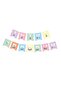 Cardboard Writing Gilded Macaron Mixed Color Over Silver Happy Birthday - 2