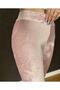 French Velvet Fabric Powder Pink Leggings - 5
