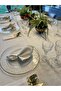 Royal Gold Silvery Ecru Spoon Holder 6' Piece - 3