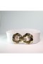 Elastic Women's Belt with Gold Buckle, Jacket Belt, Shirt Belt, Dress Belt - 2