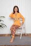New Season Girl's Travel Waiter Long Sleeve Seasonal Cotton Combed Pajamas Set 2055