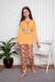 New Season Girl's Travel Waiter Long Sleeve Seasonal Cotton Combed Pajamas Set 2055 - 2