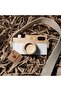 Wooden Toy Camera, Girl Boy 0 - 3 Years Gift Hanging Decorative Toy - white