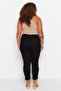 Solmayan Siyah Yüksek Bel Esnek Büyük Beden Skinny Jeans TBBSS23AR00015 - 8