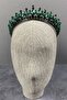Green Catherine Stone Henna and Bridal Crown – Special Design, Accessory, Quality Production, Eye-Catching Style - 4