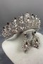 Silver Denver Full Stone Henna Bridal Tiara and Evening Dress Earring Set – Wedding & Henna & Wedding, Stylish Design – Mag - 8