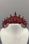 Red Annaber Stone Henna and Bridal Crown – Special Design, Accessory, Quality Production, Eye-Catching Style - 3
