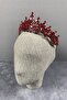 Red Annaber Stone Henna and Bridal Crown – Special Design, Accessory, Quality Production, Eye-Catching Style - 6