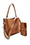 Vegan Leather Premium Product Multi-Compartment Women's Shoulder Bag 2117