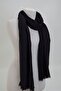 Bamboo Shawl Cotton Non-Ironing 4 Seasons Tulle Non-Stick Anti-Sweat Shawl Dark Lilac