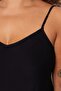 Siyah Askılı Viskon Dokuma Pijama Takımı TBBSS23AI00021 - 4