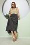 Plain Long Lined Pleated Skirt, Pleated Skirt, Summer Skirt, Crepe Skirt, Hijab Skirt, Long Skirt