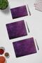 Set of 3 Purple Texture| Glass Cutting Board - Glass Cutting Table - 3