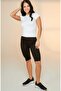 جوارب طويلة نسائية سوداء اللون مقاس 3 بوصات من Elastane Lycra الممشط 2103 - 3