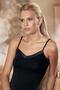 Women's Black Ribbed Rope Strap Undershirt 3-pack Mb1001-sy