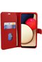 Galaxy A71 Compatible Trendx Wallet with Stand and Money Compartment Red