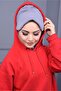 Sports Hat Scarf Gray Suitable for Use in Pool - 2