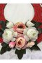 Welcome Written Door Ornament Rope Rope Artificial Flower Decoration Ornament - 2