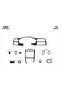 Meriç ®   Nissan Sunny Front Glove Box Trim Carbon 12 Pieces 1991-1995