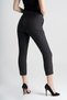 Women's Summer Black Coated Belted Stylish Casual Comfortable Trousers 3553 - 4