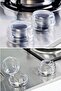 ® Heat Resistant Plastic Cooker Button Protector Button Lock Safety Assembly - 3