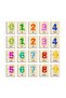 Wooden Puzzle Brain Teaser Cards Matching Game Memory Card Puzzle (Cute Figures Numbers)