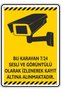 15X20Cm/Phosphor Composite/This Is a Caravan Security Camera Warning/V2-2