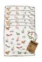 Set of 6 Crochet Embroidered Squirrel Printed Cotton Baby Wipes - 2