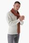 Men's Thessaloniki Knitted Knitwear Scarf Cinnamon 22w853 - 4
